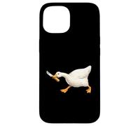 Carcasa para iPhone 15 Cute but Dangerous Duck with Knife Funny Silly Duck Meme