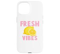 Carcasa para iPhone 15 Cute Lemon Fresh Fruits Summer Fresh Lemons