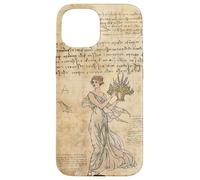 Carcasa para iPhone 15 Cute Vintage Wild Flower Motif Antique Fairycore Aesthetic