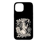 Carcasa para iPhone 15 Daddy'S Got A Baddie Nurse Humor Divertido Retro Pinup