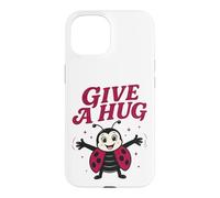 Carcasa para iPhone 15 Dale un Abrazo a Ladybug, Feliz y Divertido último día de Verano Escolar