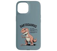 Carcasa para iPhone 15 Darts Dinosaur Darts Jugador de Dardos Trex Lanzador de Dardos