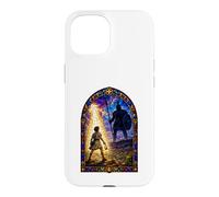 Carcasa para iPhone 15 David Y Goliat Catedral gótica Medieval Mosaico Escena artística