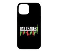 Carcasa para iPhone 15 Day Trader - Estilo gráfico de negociación de acciones desgastadas