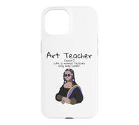 Carcasa para iPhone 15 Definición de Profesor de Arte Mona Lisa Artista Divertida Enseñar Arte