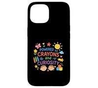 Carcasa para iPhone 15 Desarrollado por crayones y curiosidad Divertidos para niños de jardín de Infantes