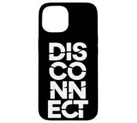 Carcasa para iPhone 15 Desconectar | Digital Detox Authentic Living Tech Minimalismo