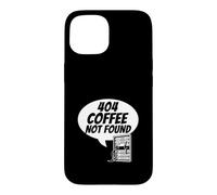 Carcasa para iPhone 15 Developer Sysadmin Tech 404 Coffee Not Found Error