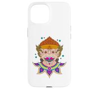 Carcasa para iPhone 15 Dios Mono hindú Hanuman