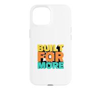 Carcasa para iPhone 15 Diseñado para más Texto Diseño de Estilo 3D