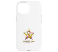 Carcasa para iPhone 15 Diseño de Conciencia Inspirado en Shine On Star Ribbon