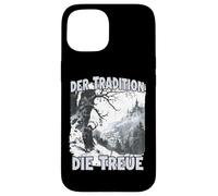 Carcasa para iPhone 15 Disfraz De Krampus Máscara Perchten Malvado Nicholas Krampus