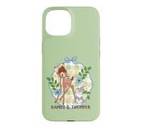 Carcasa para iPhone 15 Disney Bambi & Thumper Spring Floral Plaid Coquette Style