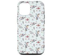 Carcasa para iPhone 15 Disney Classic Dumbo Circus Elefante Azul Bebé