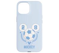 Carcasa para iPhone 15 Disney Team Mickey Soccer Ball Icon #28 Sports Championship