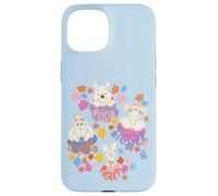 Carcasa para iPhone 15 Disney Winnie the Pooh Spring Easter Friendly Flower Faces