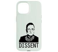 Carcasa para iPhone 15 Dissent Ruth Bader Ginsburg RBG Icono Feminista Memes