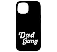 Carcasa para iPhone 15 Distressed, Dad Gang, Stay Blessed, Mejor papá, Día del Padre
