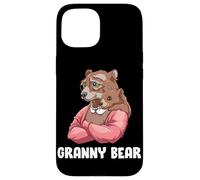 Carcasa para iPhone 15 Divertida Abuelita Oso Y Su Nieto: Día De La Abuela