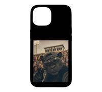 Carcasa para iPhone 15 Divertida Mascota de Panther Student para Selfies Vintage para el Día del Juego