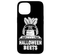 Carcasa para iPhone 15 Divertido Disfraz de Disc Jockey para Halloween