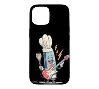 Carcasa para iPhone 15 Divertido Disfraz de Rock de Cocina para los Amantes de la Guitarra y la Cocina