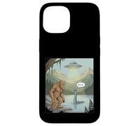Carcasa para iPhone 15 Divertido Monstruo alienígena de Bigfoot Sasquatch Loch Ness