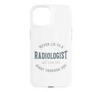 Carcasa para iPhone 15 Divertido Radiología Juego de Palabras Radiólogo Humor