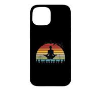 Carcasa para iPhone 15 Divertidos Instructores de Yoga para meditación, diseño Retro