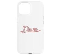 Carcasa para iPhone 15 Doer Entrepreneur High Achiever Vintage Varsity Distressed