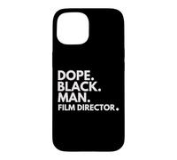 Carcasa para iPhone 15 Dope Black Man Director de Cine Orgullo afroamericano