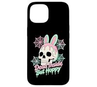 Carcasa para iPhone 15 Easter Dead Inside Buy Hoppy Skull Bunny Pastel