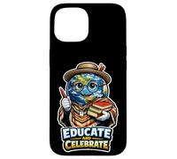Carcasa para iPhone 15 Educar y Celebrar el diseño de Humor del Aula del Profesor