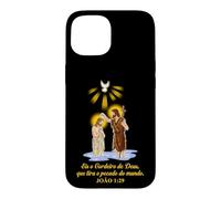 Carcasa para iPhone 15 EIS o Cordeiro de Deus Joao 1:29. Versión Portuguesa