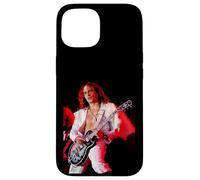 Carcasa para iPhone 15 El Cantante de la Oscuridad Justin Hawkins de Live T In The Park