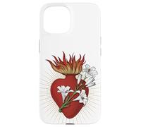 Carcasa para iPhone 15 El Castísimo Corazón de San José Católico