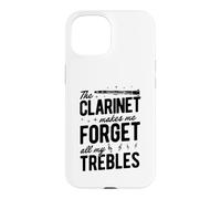 Carcasa para iPhone 15 El Clarinete me Hace Olvidar Todos mis Agudos