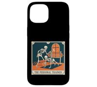 Carcasa para iPhone 15 El Entrenador Personal Esqueleto Tarot Tarjeta Vintage Graphic