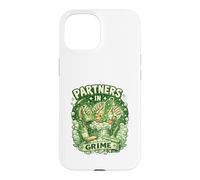 Carcasa para iPhone 15 El Equipo de Limpieza gráfica de Humor de Conserje se asocia en la fregona de la mugre