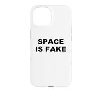 Carcasa para iPhone 15 El Espacio es Falsa y Divertida teoría de la conspiración