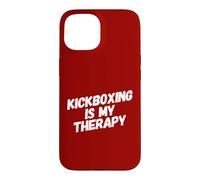 Carcasa para iPhone 15 El Kickboxing es mi Terapia, Divertido, Kickboxer, Karate, Boxeo, Amor
