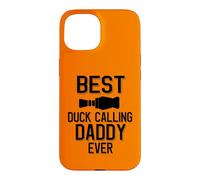 Carcasa para iPhone 15 El Mejor papá Llamando a un Pato