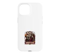 Carcasa para iPhone 15 Ella Que Debe ser obedecida Bruja Halloween