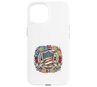 Carcasa para iPhone 15 Emblema patriótico del Legado del Escudo del Valor