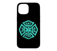 Carcasa para iPhone 15 Emergency Medical Services EMS EMR EMT Firefighter Paramedic
