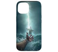 Carcasa para iPhone 15 Epic Bible Story Christian Graphic - Jesus Saving Peter