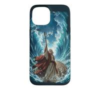 Carcasa para iPhone 15 Epic Japanese Anime Christian Bible - Moses Parting The Sea