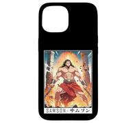 Carcasa para iPhone 15 Epic Japanese Anime Christian Faith Bible Graphic - Samson