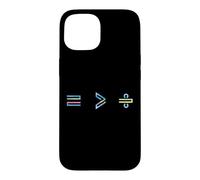 Carcasa para iPhone 15 Equality is Greater Than Division Math Symbol Social Justice