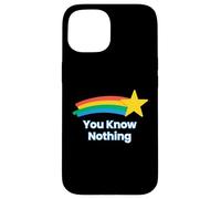 Carcasa para iPhone 15 Es Curioso, no Sabes Nada, Rainbow Shooting Star